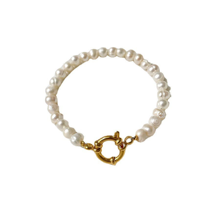 Baroque Natural Freshwater Pearl Bracelet