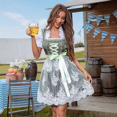 Fashion Personalized Beer Festival Women's Lace Dress