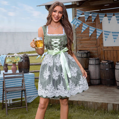 Fashion Personalized Beer Festival Women's Lace Dress
