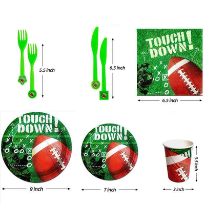 Rugby Theme Tableware Decoration And Arrangement Supplies
