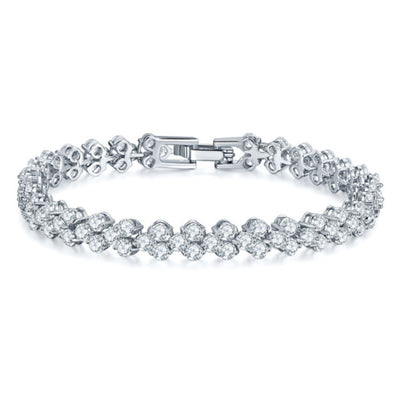 Women's Simple Fashion Hollowed-out Rhinestone Zircon Bracelet