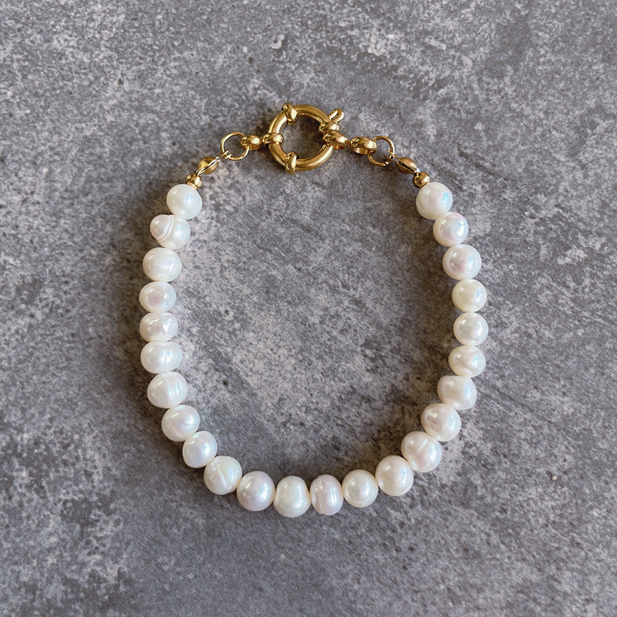 Baroque Natural Freshwater Pearl Bracelet