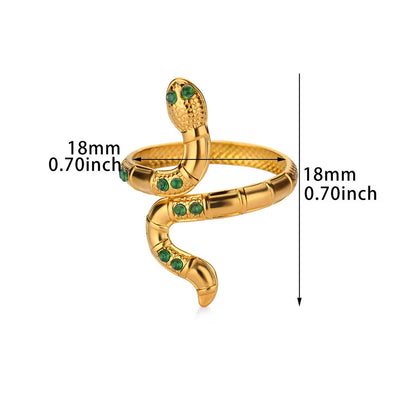 Vintage Court Style Stainless Steel Love Heart-shaped Ring