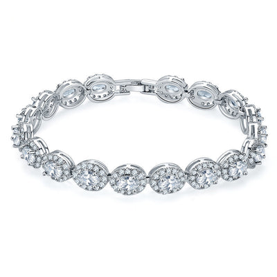 Women's Simple Fashion Hollowed-out Rhinestone Zircon Bracelet