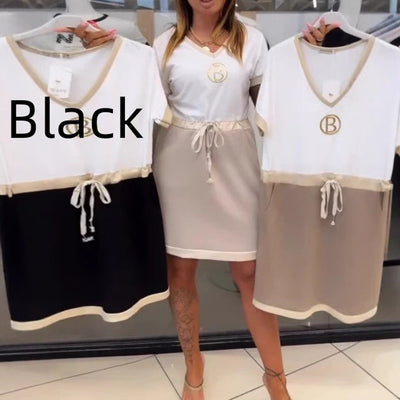 Women's Summer Lightweight Short Sleeve Dress