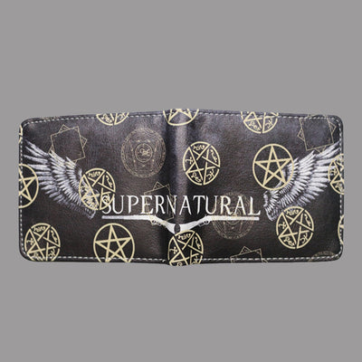 Spot Supernatural wickedness purse five star logo pattern for short money boys and girls' zero Purse