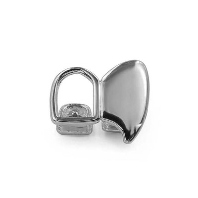 Gold-plated Two Pointed Teeth Hollow Out Tooth Socket Halloween Ornaments
