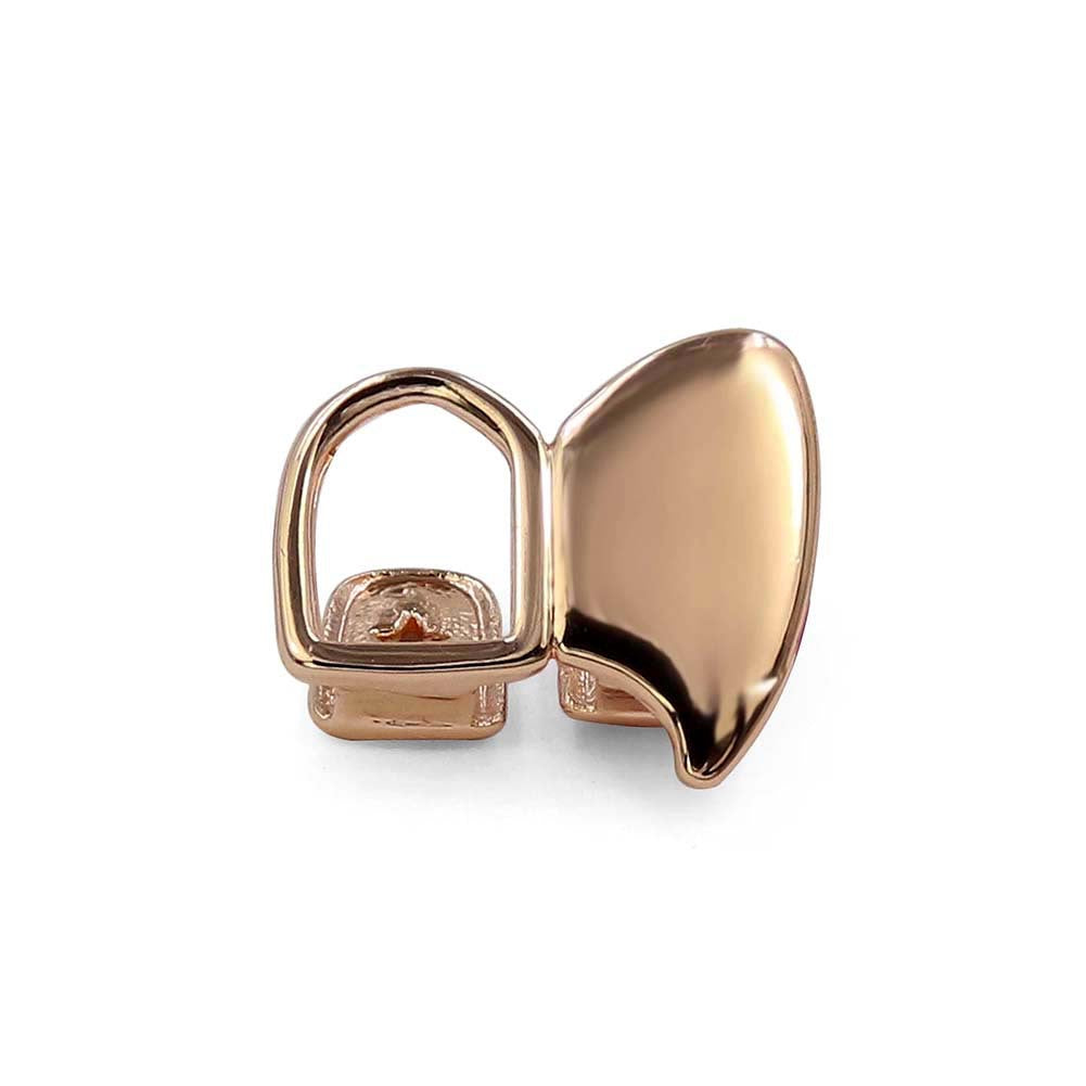 Gold-plated Two Pointed Teeth Hollow Out Tooth Socket Halloween Ornaments