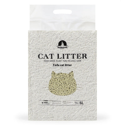 Green Tea Flavour Biodegradable Plant Cat Litter