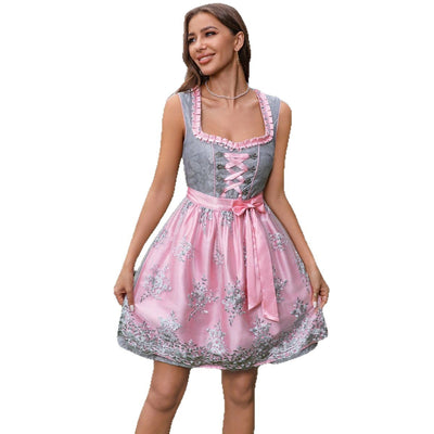 Fashion Personality Bavarian Women's Lace Dress