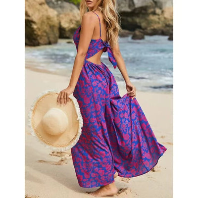 Women's Sling High Waist Casual Dress
