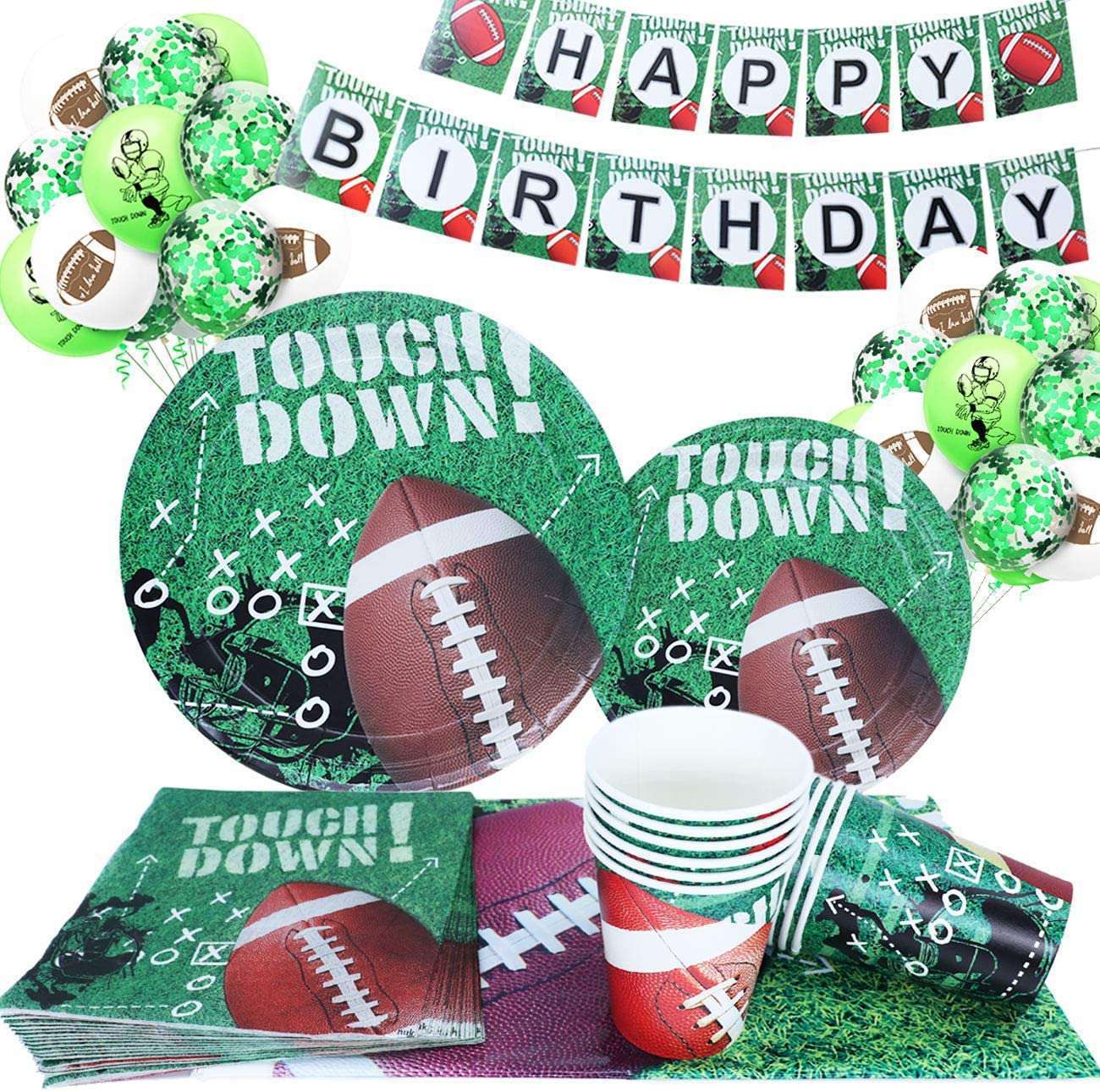Rugby Theme Tableware Decoration And Arrangement Supplies