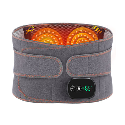 Cross-border Electric Heating Massage Waist Supporter USB Charging Red Light Heating Belly Thermal Belt Stomach Heating Belt