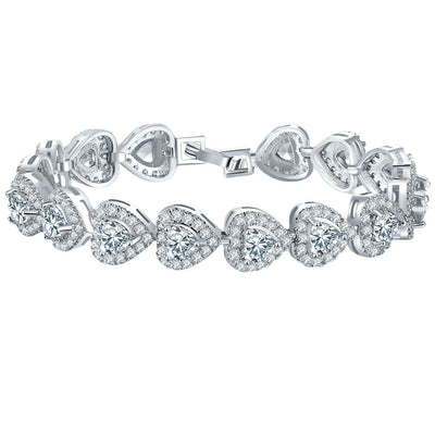 Women's Simple Fashion Hollowed-out Rhinestone Zircon Bracelet