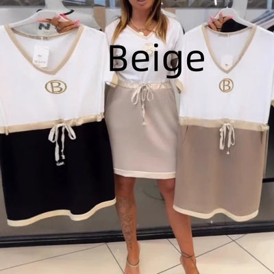 Women's Summer Lightweight Short Sleeve Dress
