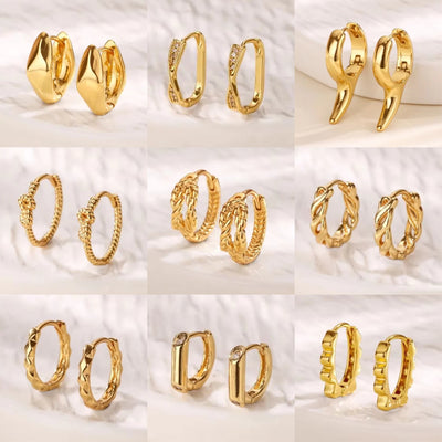 Wheat Woven Earrings For Women Ear Ring High-grade