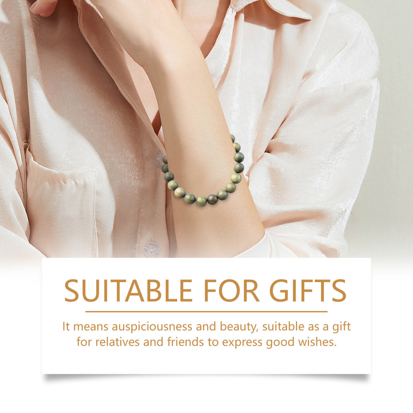 Hoexe Sandalwood Bracelet Is A Trendy Fashionable And Elegant Portable And Durable, Good-looking Niche Design Bracelet