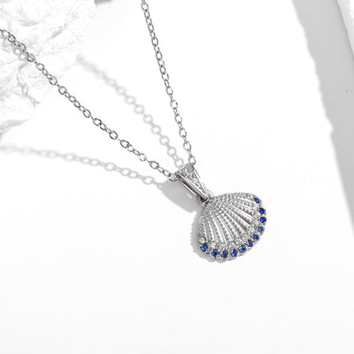 Strong Color Retention 18K Gold Ocean Series Pendant Gold Necklace
