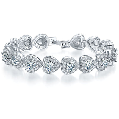 Women's Simple Fashion Hollowed-out Rhinestone Zircon Bracelet