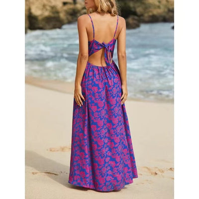 Women's Sling High Waist Casual Dress