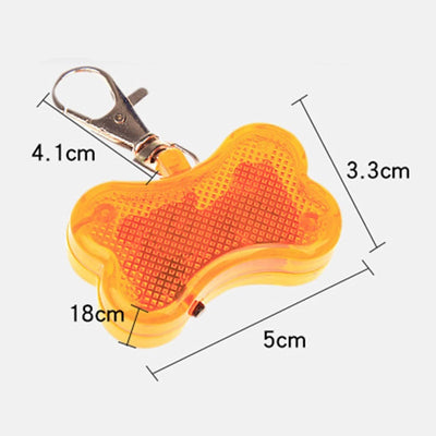 Pet Supplies For Cats Food Pet Glowing Pendant Pet Cat Luminous Anti Lost Pendant Pet LED Bone Luminous Pendant Collar For Cats Dogs
