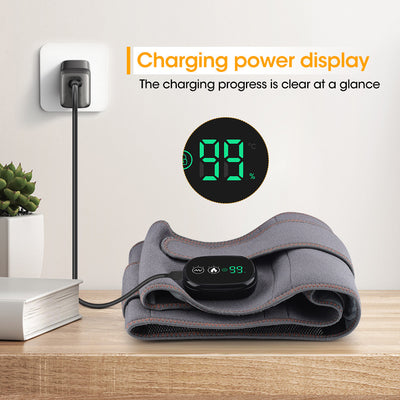 Cross-border Electric Heating Massage Waist Supporter USB Charging Red Light Heating Belly Thermal Belt Stomach Heating Belt
