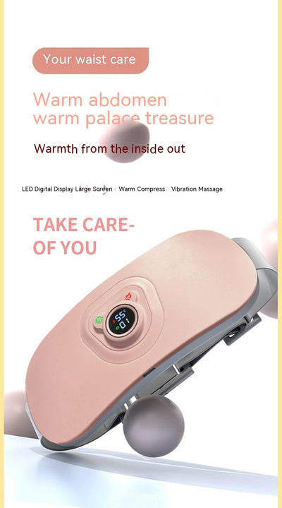 Stomach Heating Belt Vibration Heating Massage Instrument