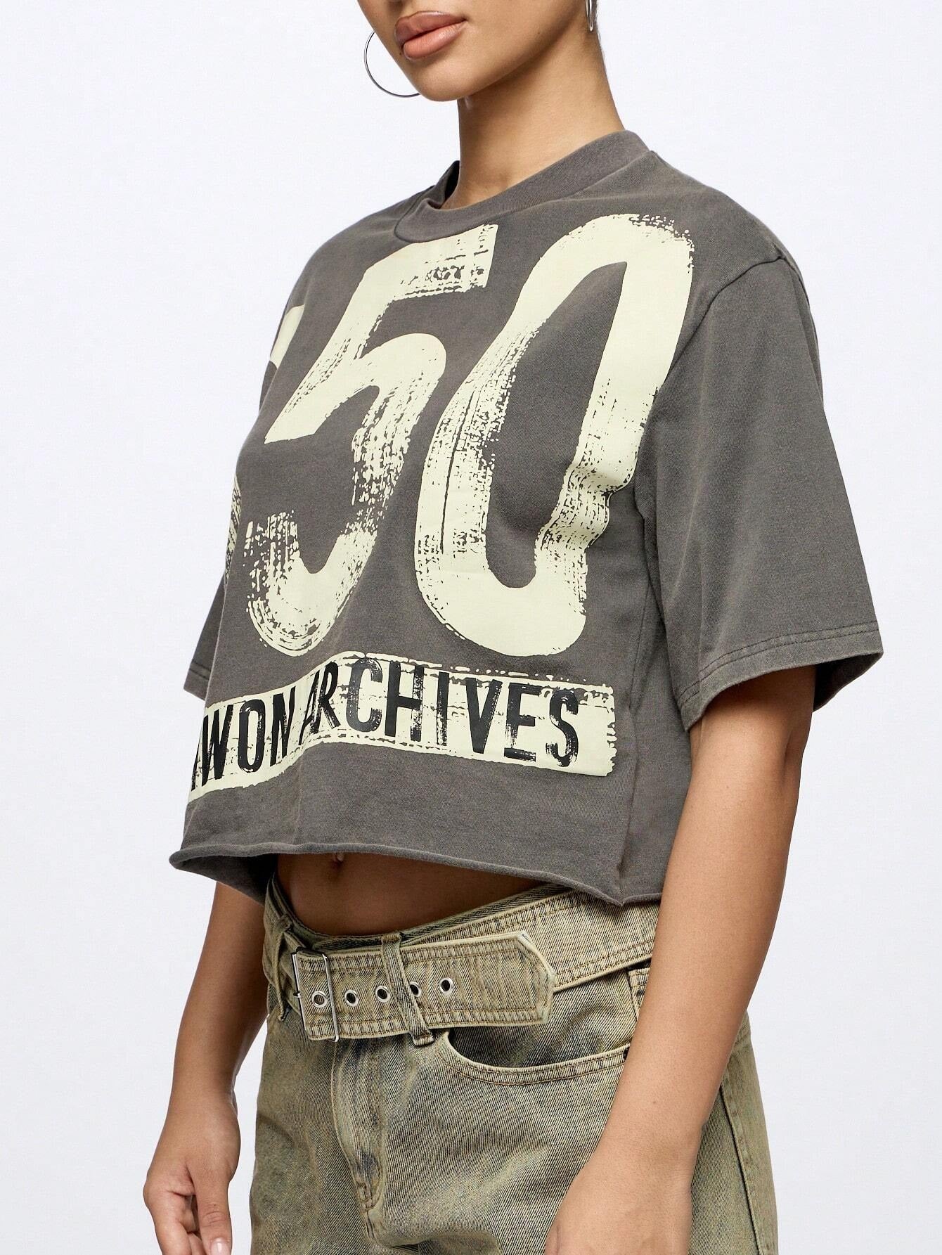 Women's Super City Street Style Pattern T-shirt
