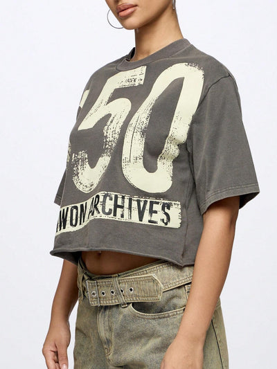 Women's Super City Street Style Pattern T-shirt